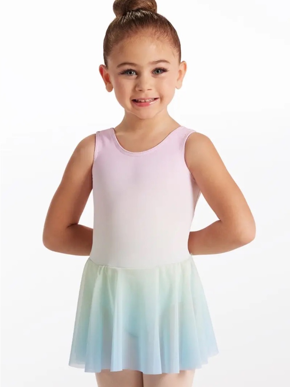 Weissman sugar Ombre tank dress (Ballet Leotard with Skirt)